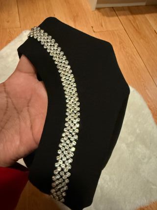 Pack Minifalda Terciopelo y Joya Zara