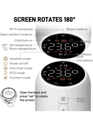 Válvula Termostática WiFi Programable Radiador