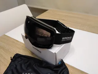 Occhiali da sci e snowboard Siroko neri