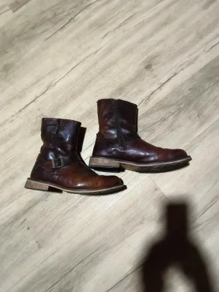 Botas Harley Davidson Cuero Marrón