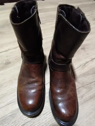 Botas Harley Davidson Cuero Marrón