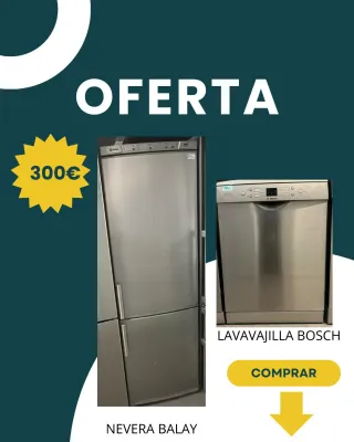 Nevera Balay y Lavavajillas Bosch