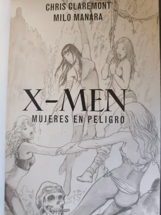 X MEN MUJERES EN PELIGRO LIMITED EDITION MANARA