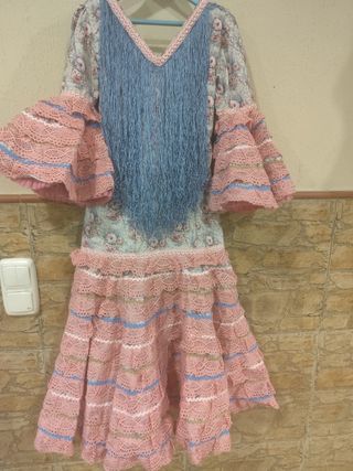 Vestido Flamenca Niña 8-10 Años