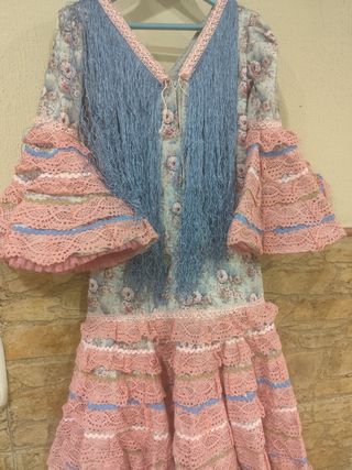 Vestido Flamenca Niña 8-10 Años