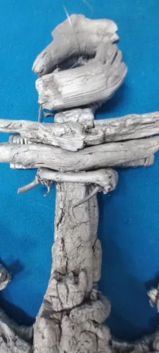 Ancla decorativa de madera flotante