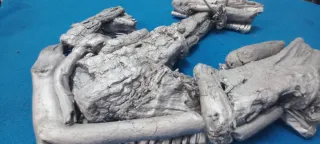 Ancla decorativa de madera flotante