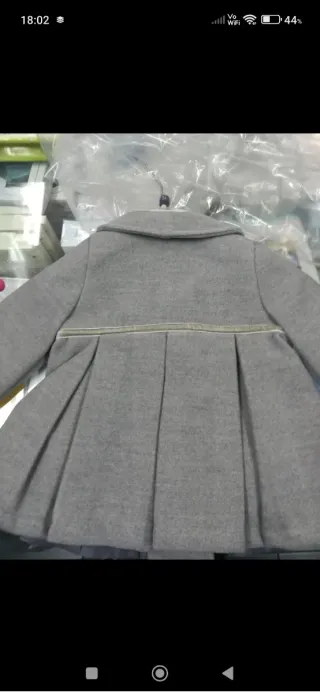 Cappottino bambina grigio