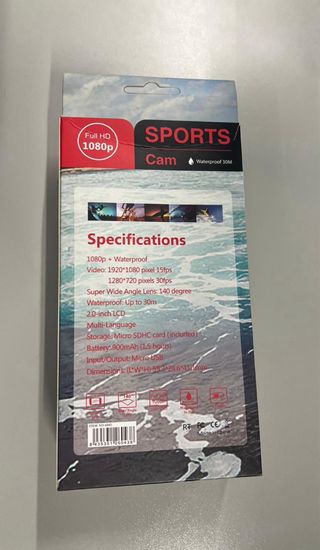 Cámara Deportiva HD 1080p Sumergible