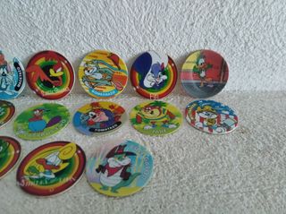 LOTE DE 20 TAZOS MATUTANO TINY TOON TAZ MANIA