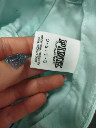 Cappellino Victoria's Secret Pink turchese