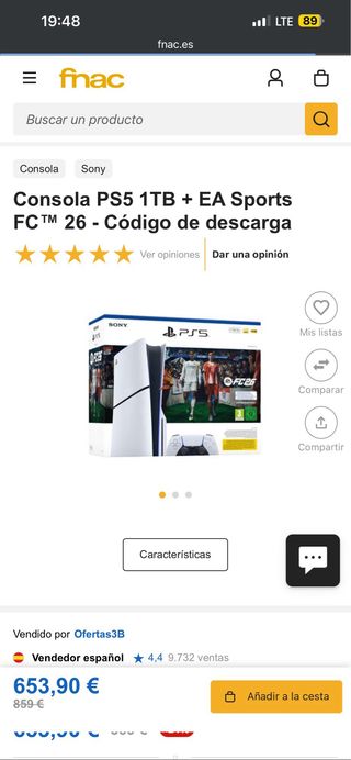 Consola PS5 FC 26 Edición Especial