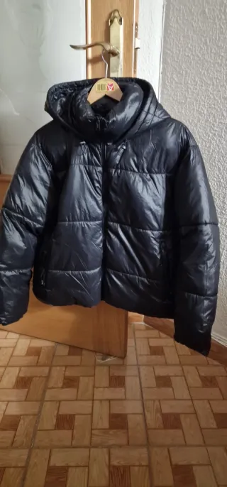 Plumas Zara Negra Mujer