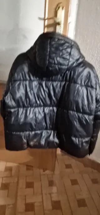 Plumas Zara Negra Mujer