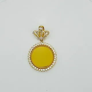 Colgante Corona Circonitas 18K