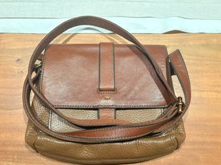 Bolso Fossil Marrón Piel