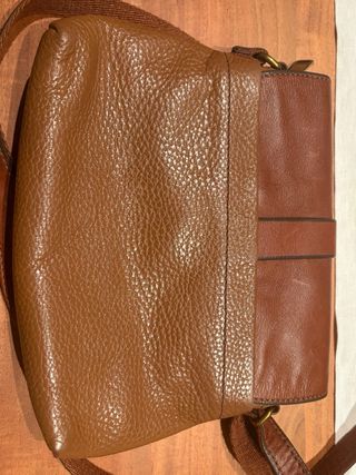 Bolso Fossil Marrón Piel