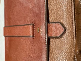 Bolso Fossil Marrón Piel