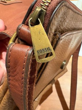 Bolso Fossil Marrón Piel