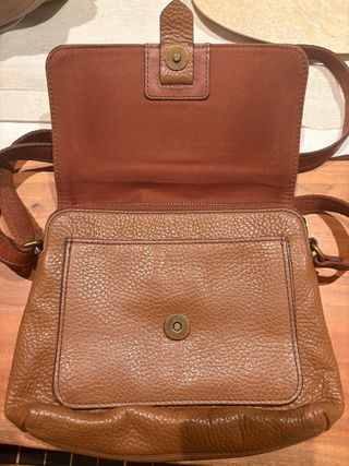Bolso Fossil Marrón Piel