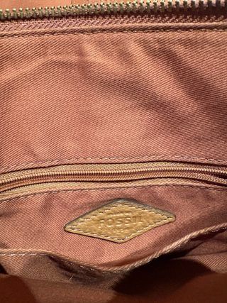 Bolso Fossil Marrón Piel