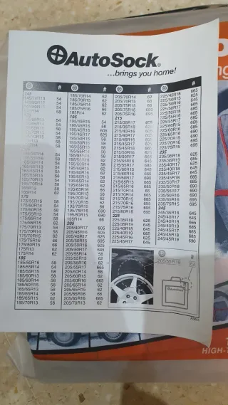 Cadenas de mieve sin estrenar  para 205- 55- R16