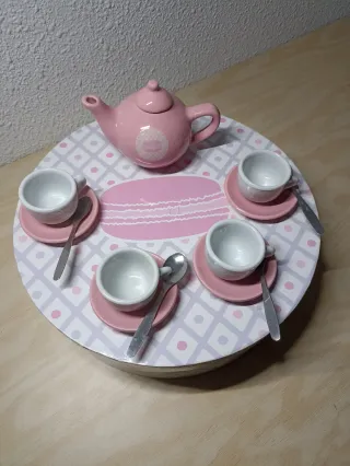 Juego de té infantil de porcelana