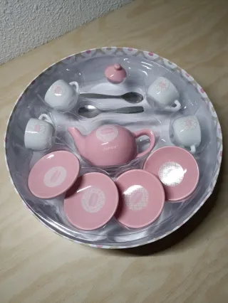 Juego de té infantil de porcelana
