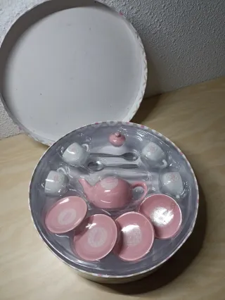 Juego de té infantil de porcelana