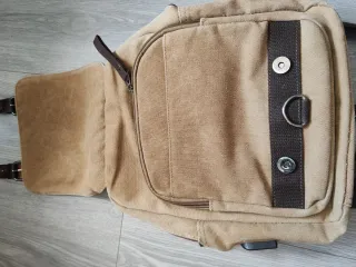 Mochila bandolera de lona