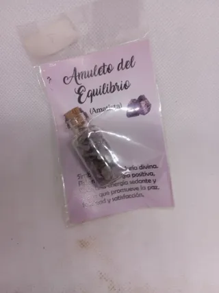 Amuleto del Equilibrio (Amatista) Botella
