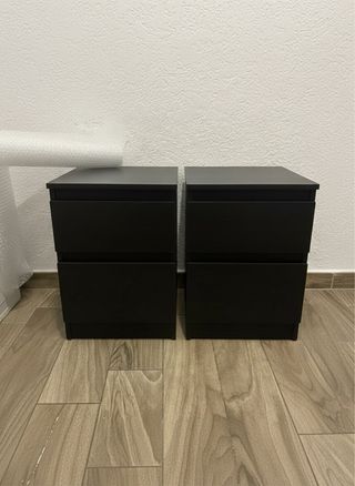 2 Comodini Neri - Kullen Ikea