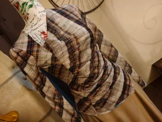 CAMISETA CUADROS TUL ZARA