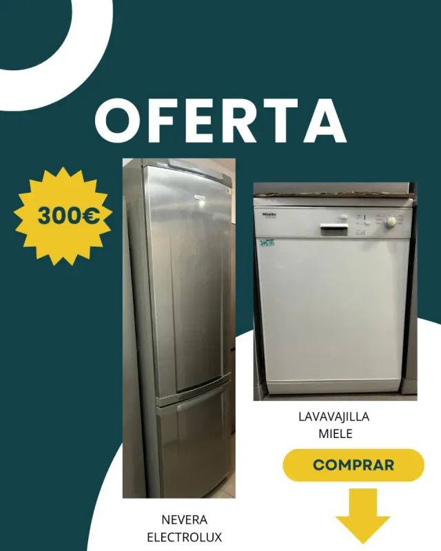 Frigorifero Electrolux e Lavastoviglie Miele