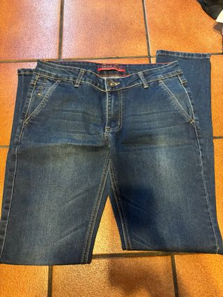 Pantalón M.O.N.G JEANS Hombre Azul