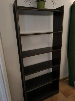 Estantería madera nogal 184x80cm