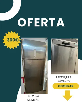 Nevera Siemens y Lavavajillas Samsung