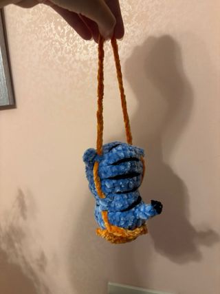 Tigre Derpy Crochet con altalena