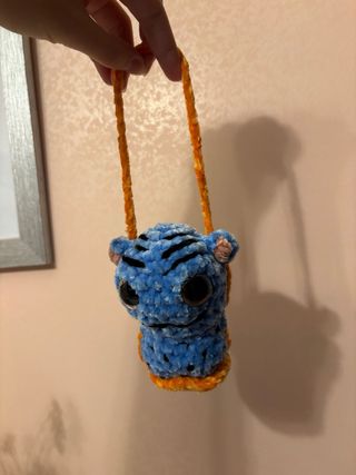 Tigre Derpy Crochet con altalena