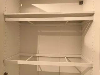 2 Pantaloneros Ikea Pax Blanco. 2 por precio de 1