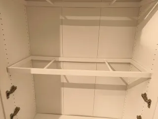 2 Pantaloneros Ikea Pax Blanco. 2 por precio de 1