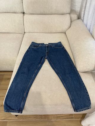 Pull and Bear Jeans Talla 44 Azul