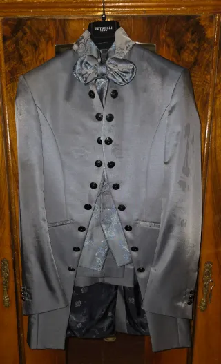 Traje de Novio Petrelli Uomo Gris