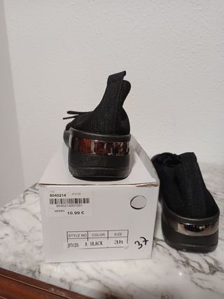 Zapatillas deportivas mujer negras Talla 38