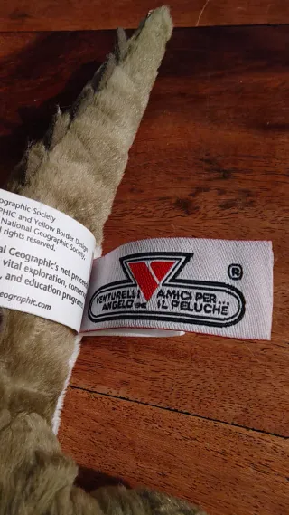 Peluche Coccodrillo National Geographic Venturelli