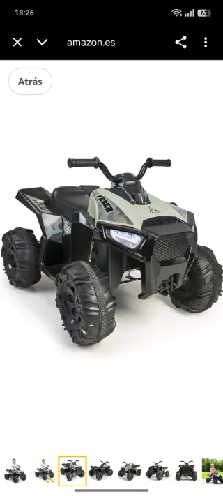 Quad eléctrico infantil Feber
