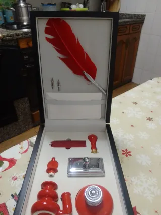 Kit de sellos y pluma de lacre