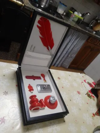 Kit de sellos y pluma de lacre