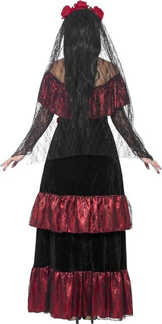 Disfraz Día de Muertos Novia Smiffys Talla M
