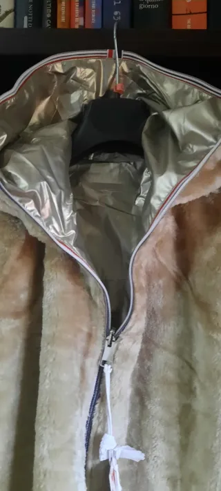 Cappotto double face impermeabile pelliccia